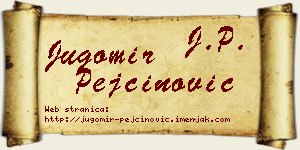 Jugomir Pejčinović vizit kartica
